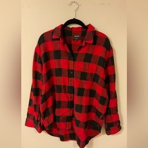 Oversized Boyfriend Fit Madewell Flannel